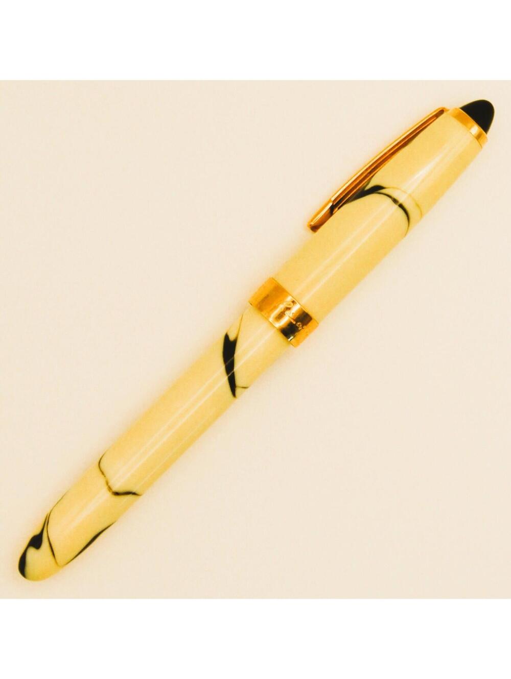 Recife Mystique Cream Marble Pattern with Dark Swirls 24kt Accent
